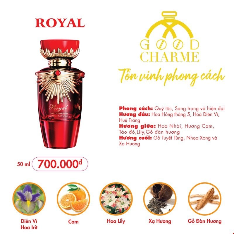 nước hoa good charme royal