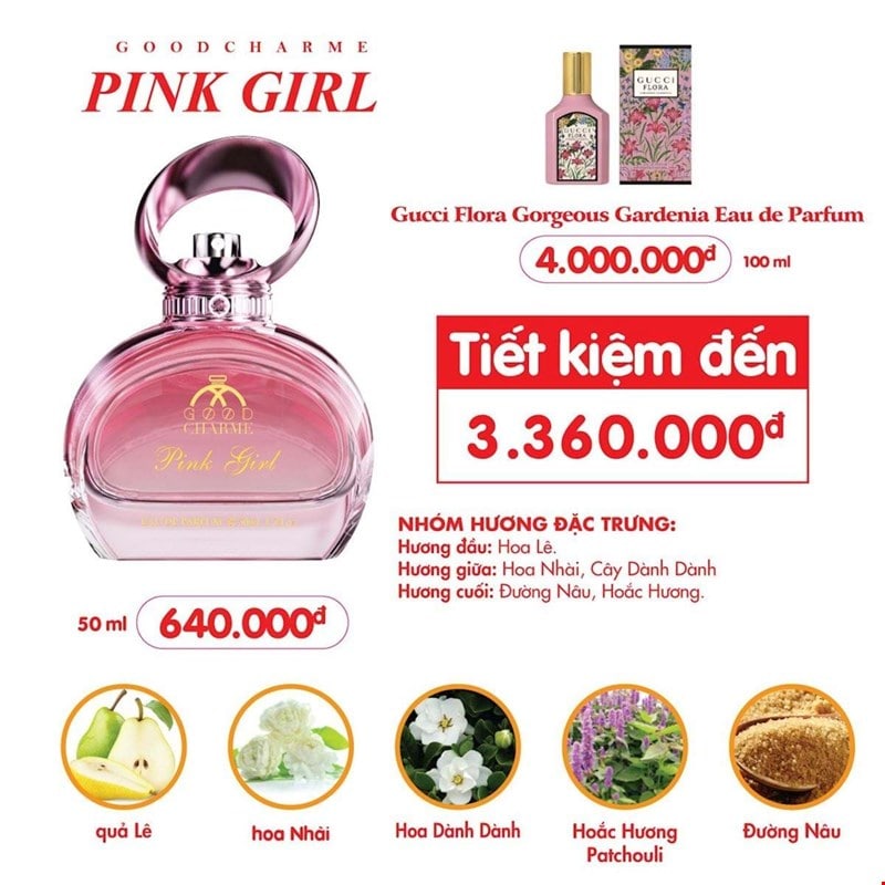 nước hoa good charme pink girl