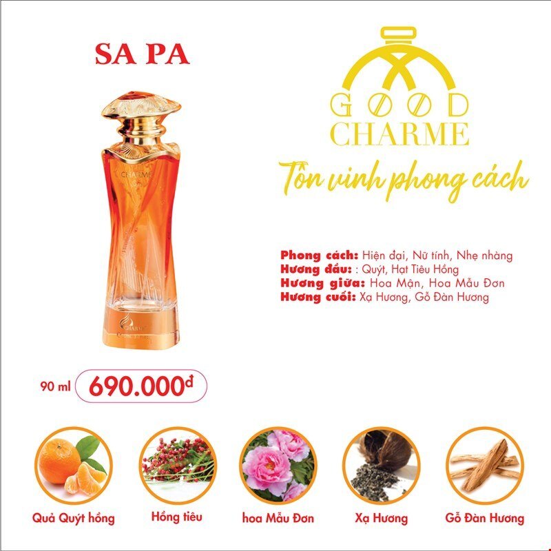 nước hoa good charme sapa